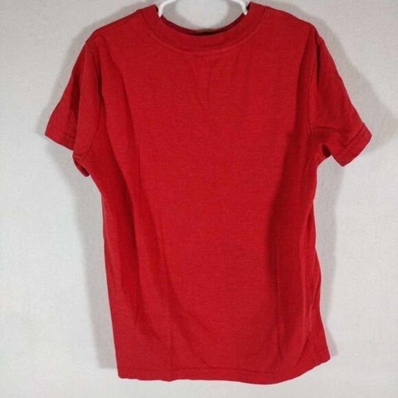 Cat & Jack Tee Shirt Boys Size Small 6-7 Red Short Sleeve Crew Neck - Picture 2 of 9